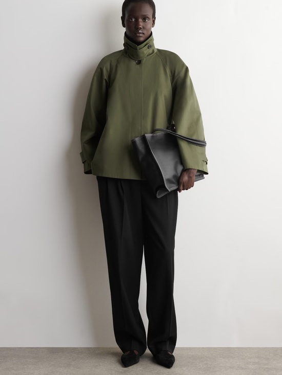 COS Jackets & Blazers - NWT (size small) COS A-LINE COTTON-TWILL JACKET